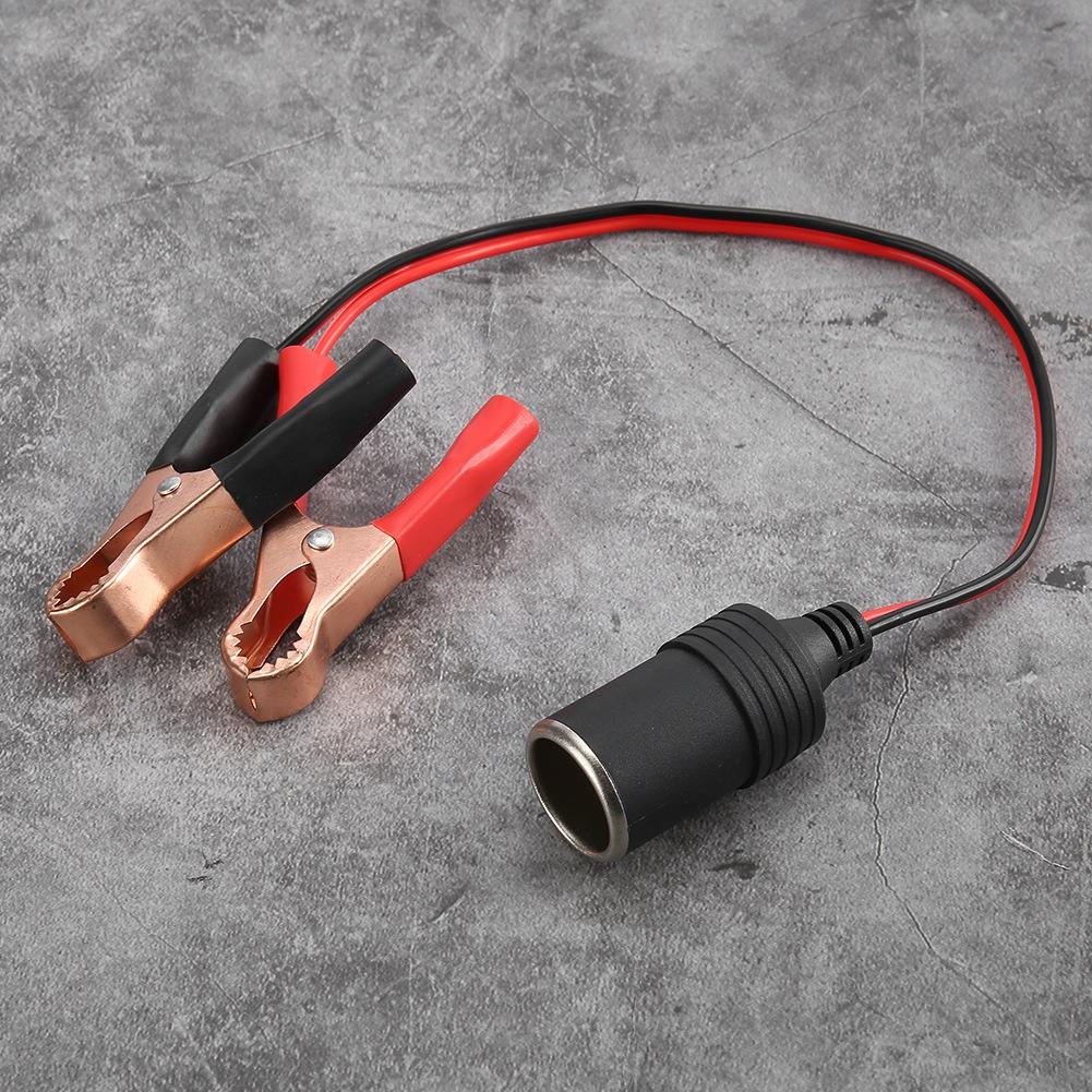 OBD II Vehicle ECU Emergency 12V Power Supply Cable Memory Saver with Clip