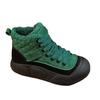 Short boots women's 2025 new velvet warm fashionable versatile niche popular color high-top shoes