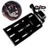 Black Telescopic Folding LED Light Side Mount License Plate for Harley 2004UP Sportster XL 883 1200 48
