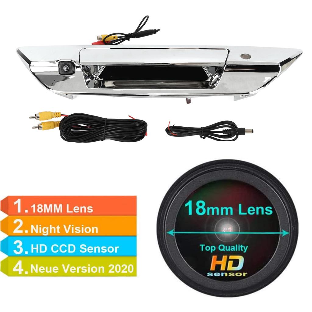 Car   Handle Color Backup Camera IP66 150‑170 degrees  Wide Angles Reverse Rear View Camera