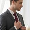 Heren stropdas Heldere Kleur Formeel Gestreept Patroon Bruidegom Bruiloft Stropdas Duidelijk Patroon Puntig Kantoor Banketten Stropdas Zakelijke Kleding