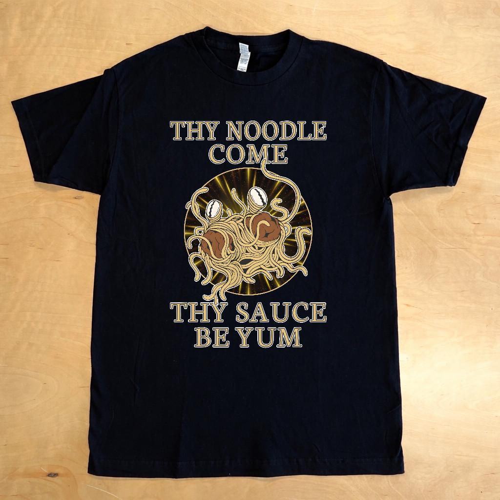 Limited Edition Flying Spaghetti Monster Pastafarian Church T-Shirt 2XL