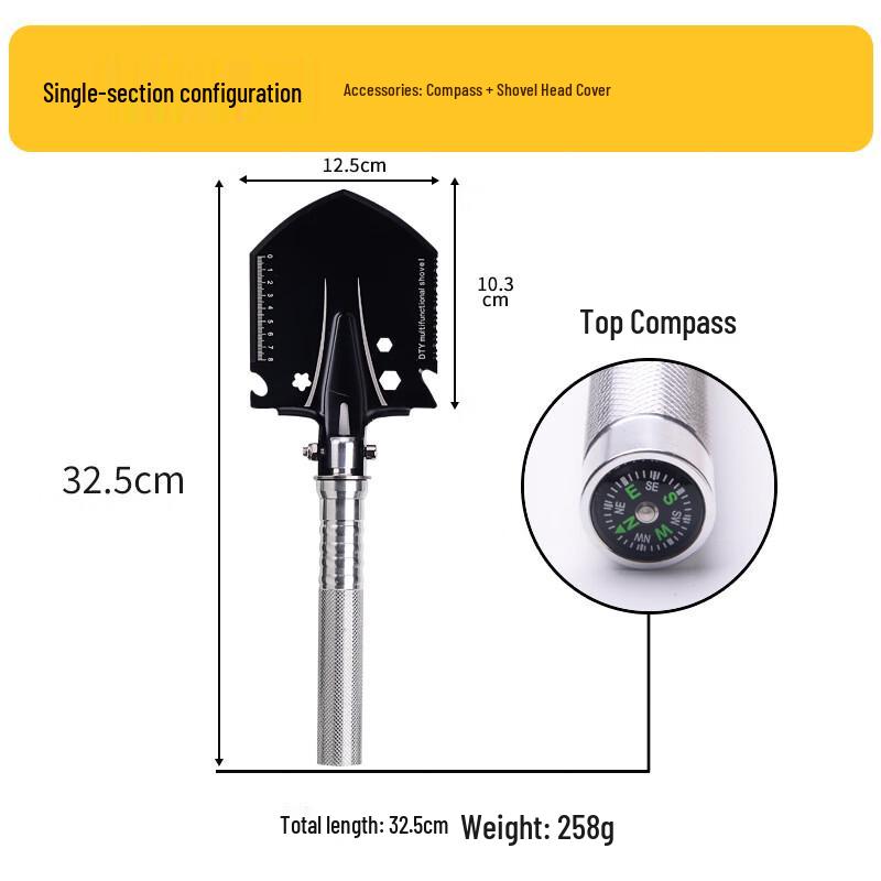 MR MOOSE Multi-functional Folding Camping Shovel