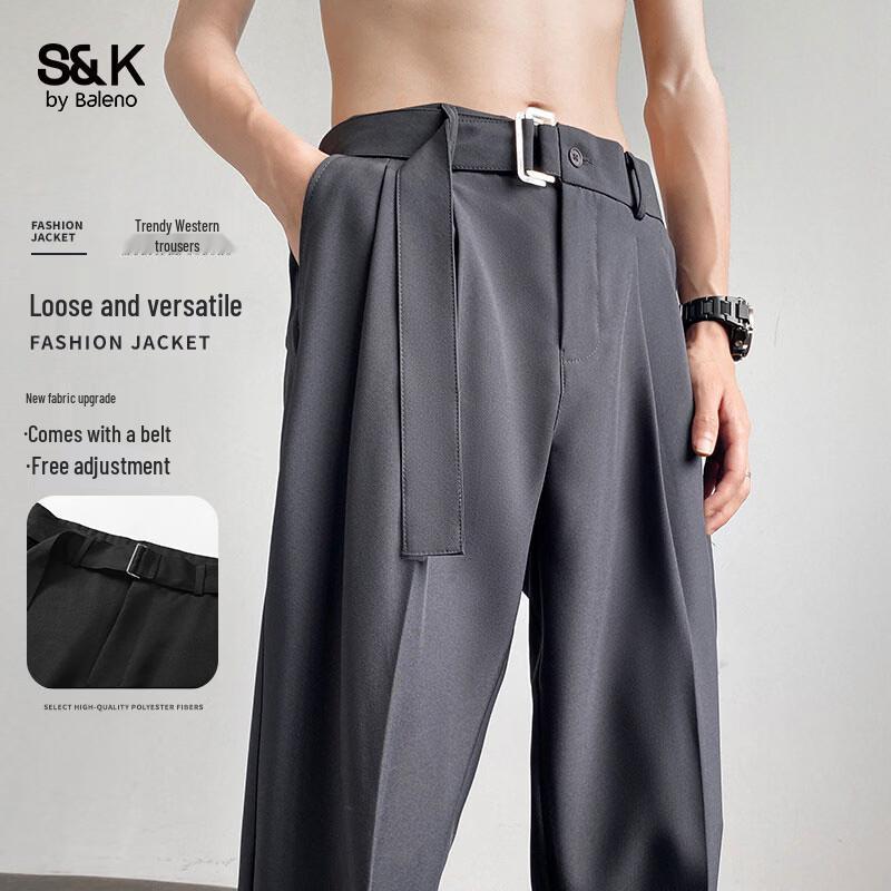 Baleno Men s S&K Straight Leg Casual Pants S