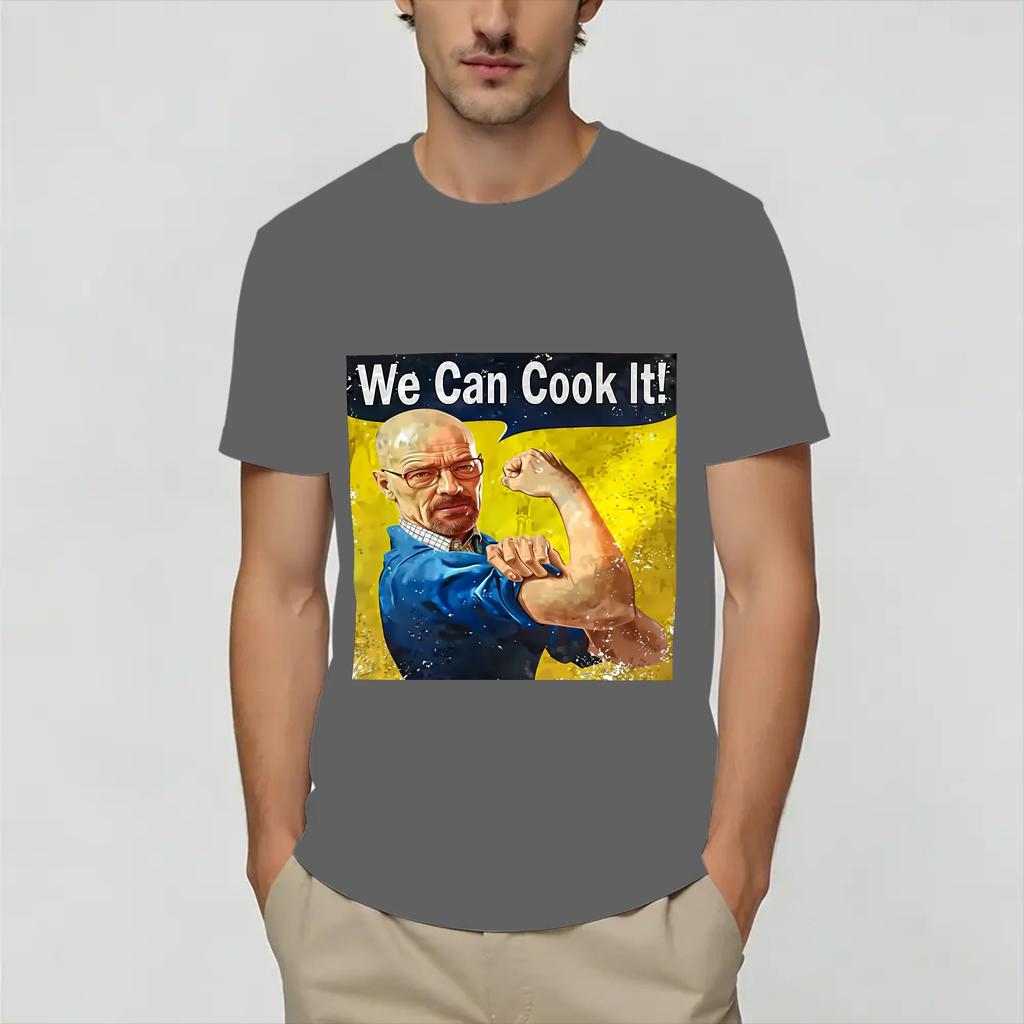 Breaking Bad 100 Cotton T Shirt For Unisex Summer Vintage TShirts Round Neck Trending Tees Oversized Pattern Tops