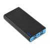 20000mAh Ultra Duża Pojemność 4 Wyjścia USB Szybkie Ładowanie Mobilny Power Bank Case DIY Kit Niebieski