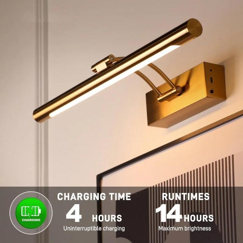 Metal Construction Art Painting Light Featurings Remote Control Operations And Long Lastings Battery For Home Decors