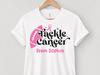 Tackle Cancer Football Shirt, Custom Breast Cancer Tee, Pink Ribbon Team Apparel (Custom Ribbon Color)