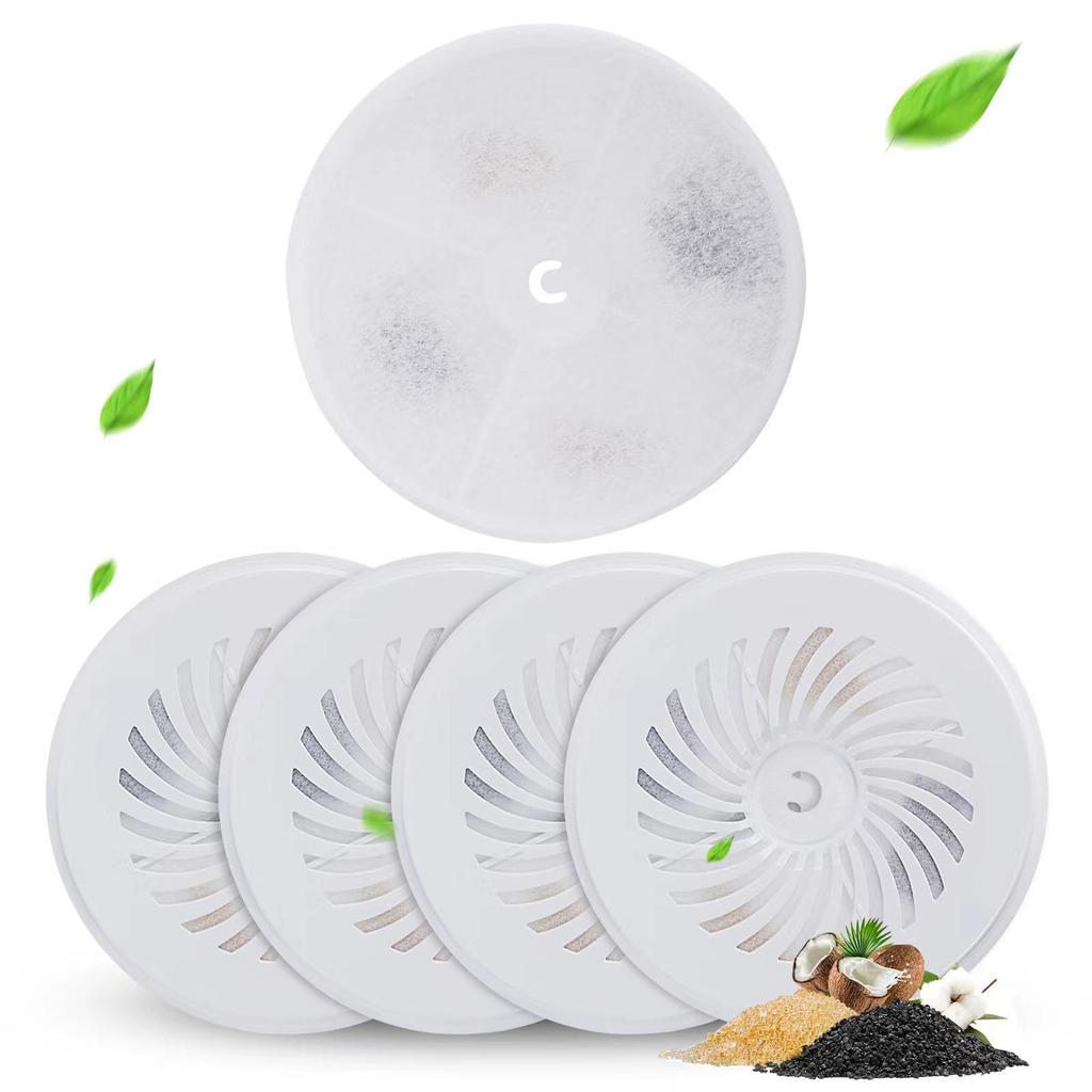 New PK-4 Cat Water Fountain Filter Cartridge Set: Purifying Cotton Replacement for Pet Drinking Fountain.