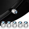 Car Wheel Tire Valve Caps Tyre Stem Covers Dustproof Protector For BMW X1 X2 X3 X4 X5 X6 X7 GT E53 E70 E71 F25 E84 M Sticker GTV53