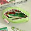 INS Honeydew Swiss Pen Bag Large Capacity Multi-functional Stationery Pouch Stationery Storage Bag Students