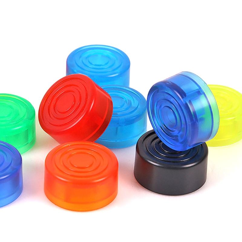10Pcs Candy Color Foot Switch Guitar Pedal Knob Protector Anti-slip Sleeve Cover Make Effect Footboard More Efficient