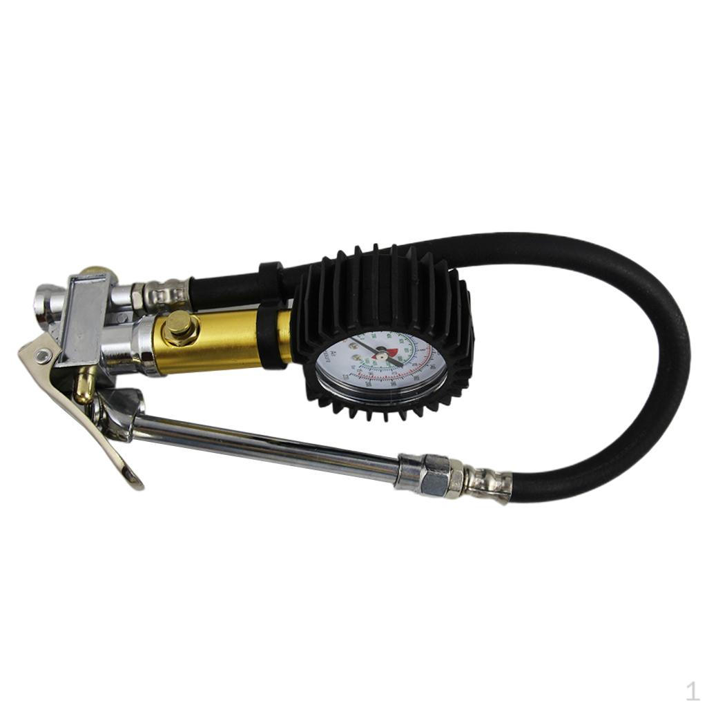 

0-220PSI Digital Tyre Tire Air Pressure LCD Manometer , Trucks чорний