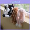 Cat Rabbit Cute Bear Magnetic Cartoon Plush Kid Toy For Desktop Decoration