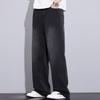 PLAYBOY Men's Summer Loose Straight Tencel Ice Silk Jeans