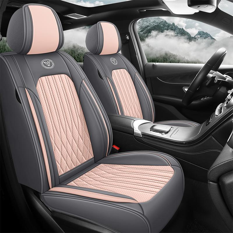 Single Full Coverage Car Seat Cover Premium Faux Leather Material, Fits Most Sedans/SUVs, Enhances Interior, 5 Colors Available