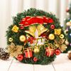 New Christmas Vine and Dry Branch Wreath - Elegant Door and Window Hanging Ornament for Mall, Hotel, and Shop Decoration.