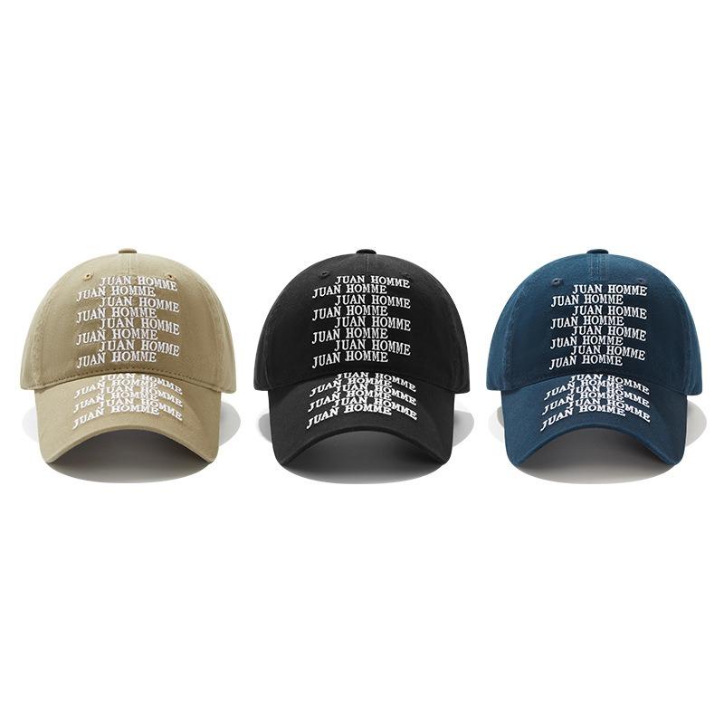 New alphabet personalized baseball cap children spring and summer fashion street niche design sun hat men