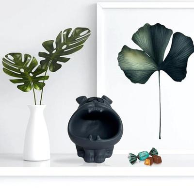 Resin Dog Shaped Home Decor | Cute and Stylish Design - (Pack of 1, Grey) New
