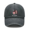 Patriotic Baseball Cap - 250Th Anniversary Commemorative "WE THE PEOPLE" Print Adjustable Vintage Washed Polyester Hat Unisex Outdoor Sports Daily