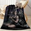 Gothic Style Blanket Soft & Cozy Suitable for Office Picnics Livingroom Four Seasons Universal Stylish Decor Perfect Gift for Relatives and Friends