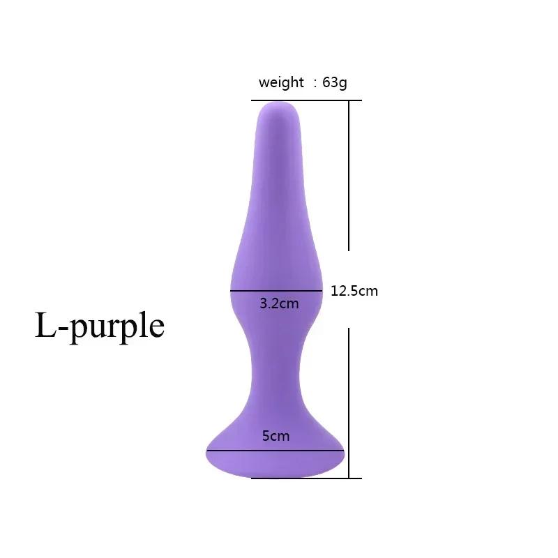 Silicone Anal Plug Sex Toys for Woman Prostate Massager Butt Plug Buttplug Anal Sex Toys for Men Adults Adult Game XL/L/M/S Size