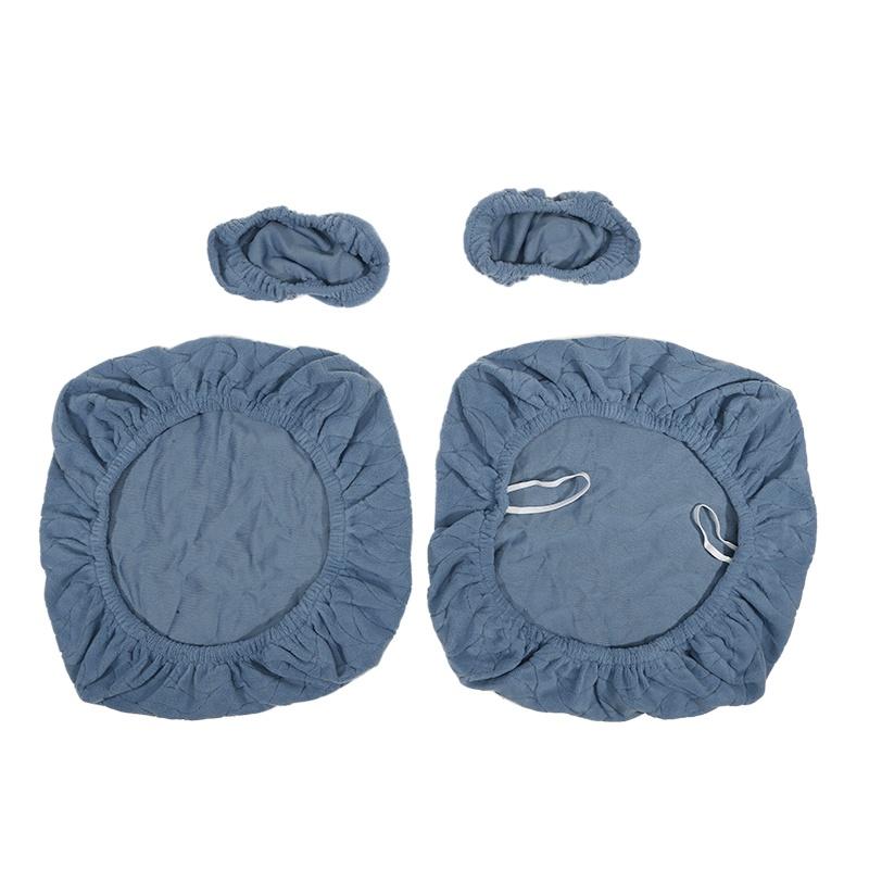 1 Set Leaves Jacquard Office Chair Cover 4pcs Split Computer Chair Covers Elastic Gaming Chairs Seat Back Protector Cover With Armrest Slipcovers