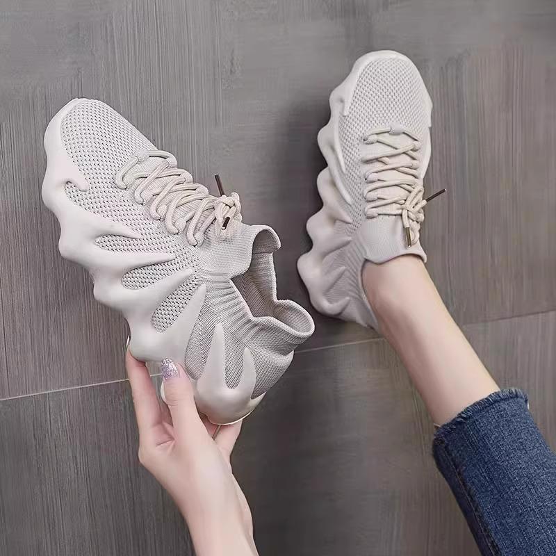 Coconut shoes men's and women's shoes Putian 450 volcano heightening couple breathable breathable Internet celebrity sports summer mesh flying weaving