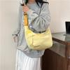 Candy Color Nylon Bag Women's New Large-capacity Shoulder Dumpling Bag Versatile Messenger Portable Shoulder Bag