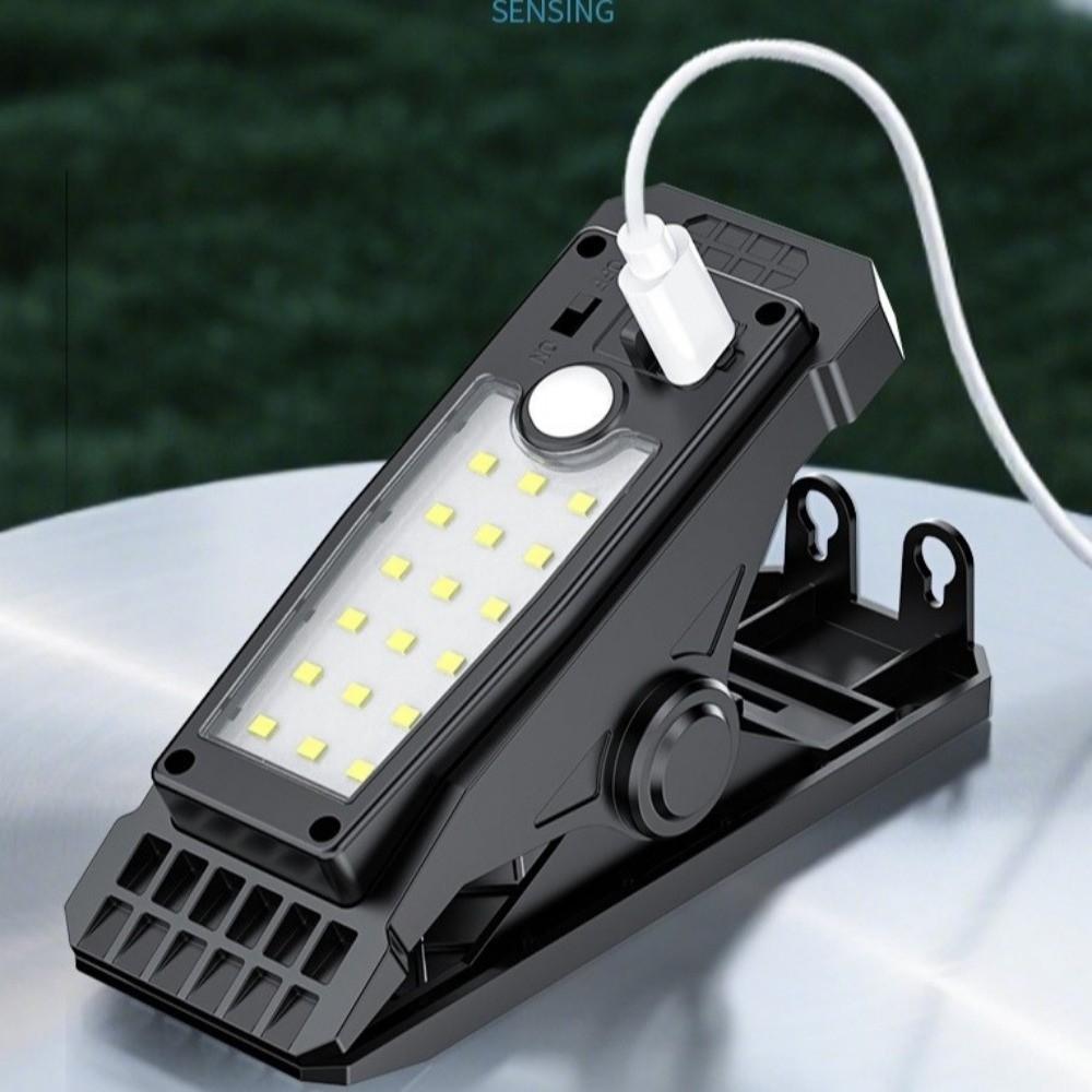 Clip On Solar Clip-on Lamp 3 Modes Waterproof Garden Wall Light Solar Powered Smart Sensor Solar Fence Light Outdoor