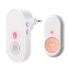 Elderly Wireless Doorbell with Long-Range, Loud Volume, One-Button Call