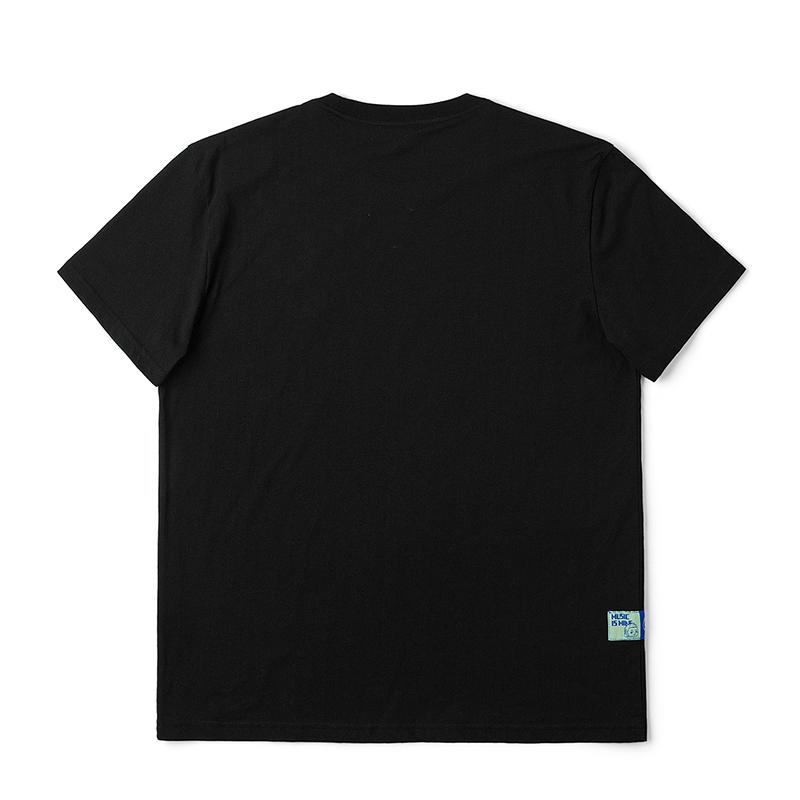 FW24 Early Autumn Standard Round Neck Cool Feeling Short Sleeve T-Shirt Men Tops Black LMT007804200231K11000