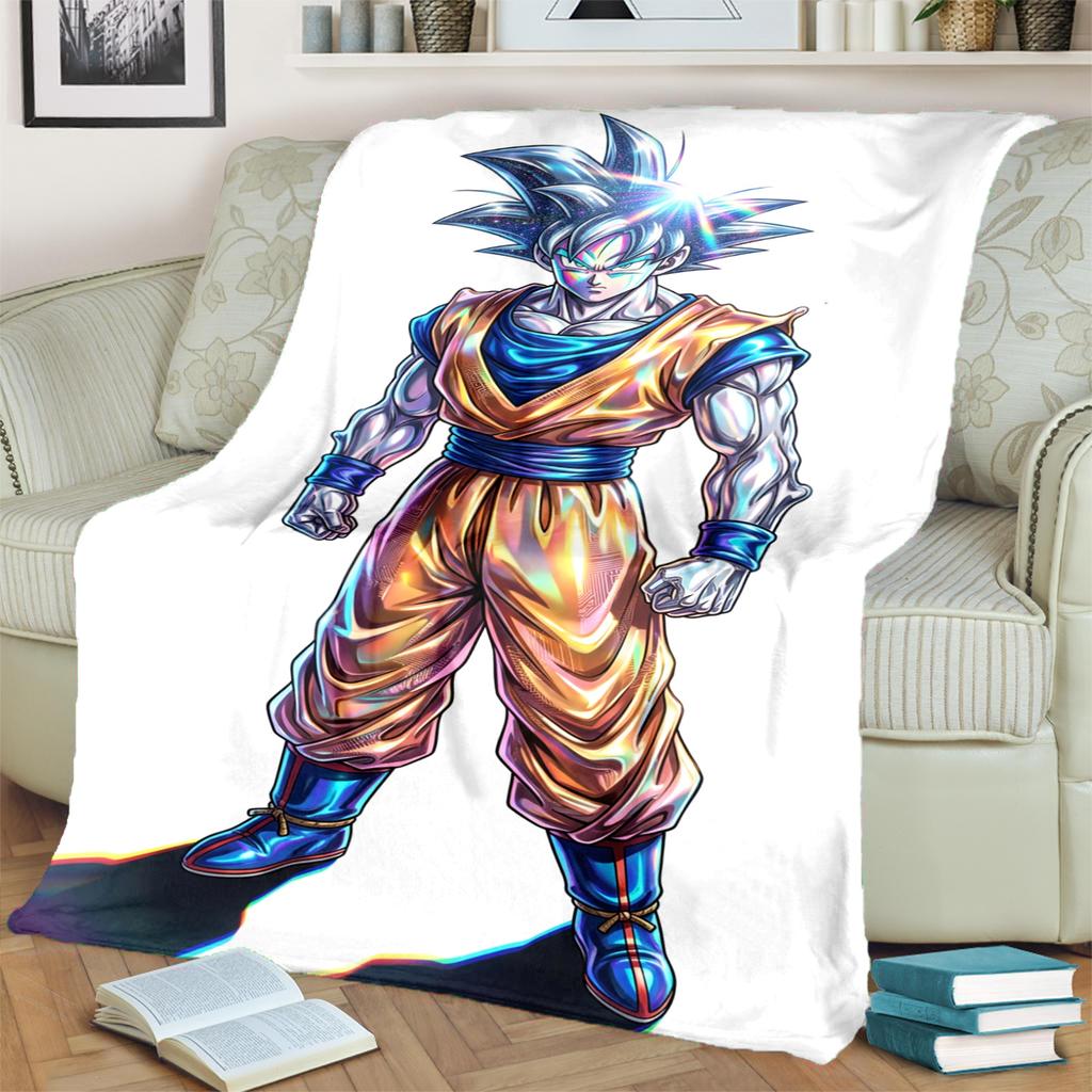 Dragon Ball! Flannel Blanket Soft Warm Print Blanket for Bedrooms, Sofas, Chairs, Picnics and Travel