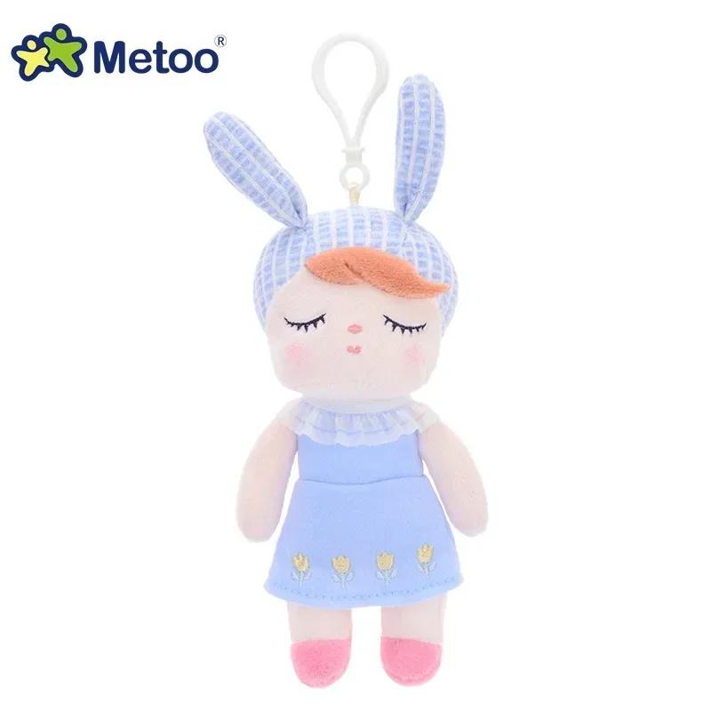 Non-Toxic Metoo Doll Toys Mini Angela Keychain Cute Stuffed Rabbit Backpack Charm For Children Baby Birthday Holiday Gifts