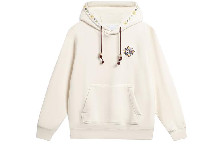 Li Ning Sports Trendy Collection Sweatshirt Men s Ecru AWDTE33-1 XXL
