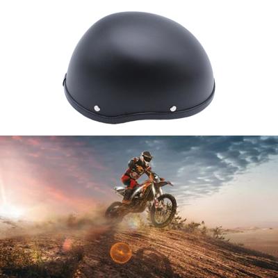 Open Face Helmet Novelty Helmet Motorbike Scooter Half Helmet for Men Women Ultra-Thin Beanie Hat German Style Skull Cap
