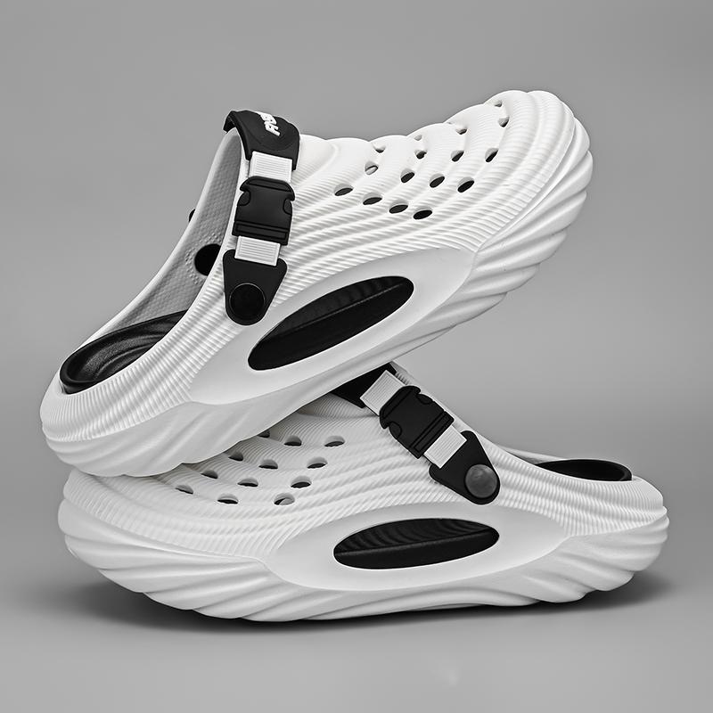 

Унисекс тапочки летние мужские пляжные сандалии женские модные садовые туфли EVA оригинальные для спальни высокого качества обувь для пар уличные однотонные 41