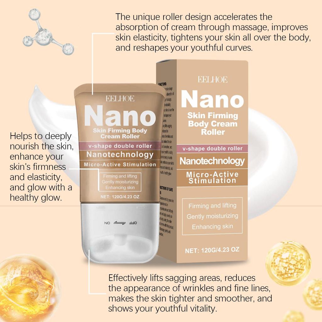 Body Lotion Roller, Hydrating Refreshing Silky Non-Greasy Gentle Moisturizing Body Cream, Skin Smoothing & Nourishing Body Care Applicator