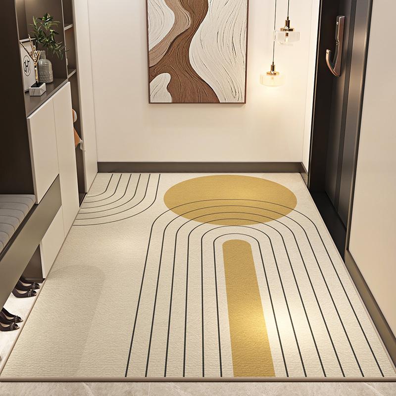 Household Entrance Mat Entrance Door Foyer Foot Mat Living Room Foot Mat Dirt Resistant Carpet