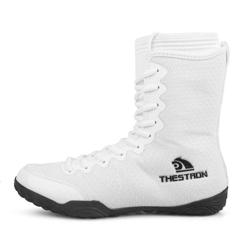 Men s Lightweight Wrestling Shoes, Indoor Mesh Breathable Fitness Boxing Sports Shoes, Men s White and Black Training Shoes 39