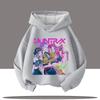 K-pop Demon Hunters Hoodies Boys Girls Long Sleeve Outerwear Saja Boys Print Hooded Children Fashion Comfortable Cute Hooded