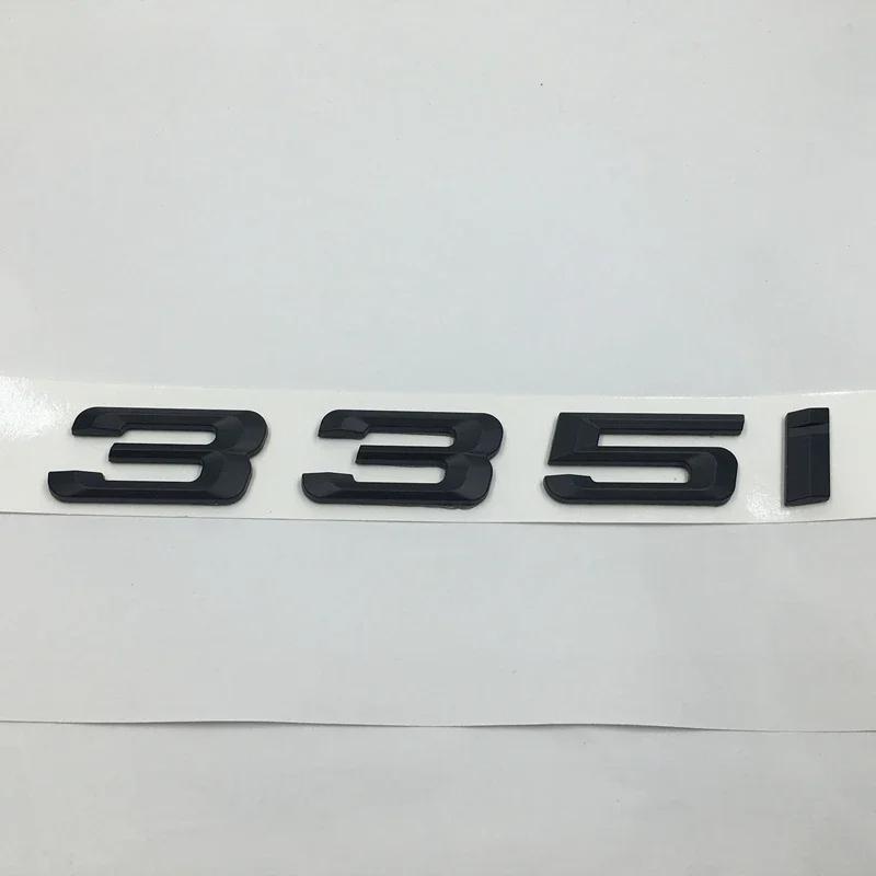 3D ABS Matt Black 320i 323i 325i 330i 335i Rear Boot Trunk Emblem lettering Badges Logo For BMW 3-series F30 F31 F34 E90 E46 AJ4