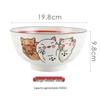 Abay Japanese Style Ceramic Noodle Bowl