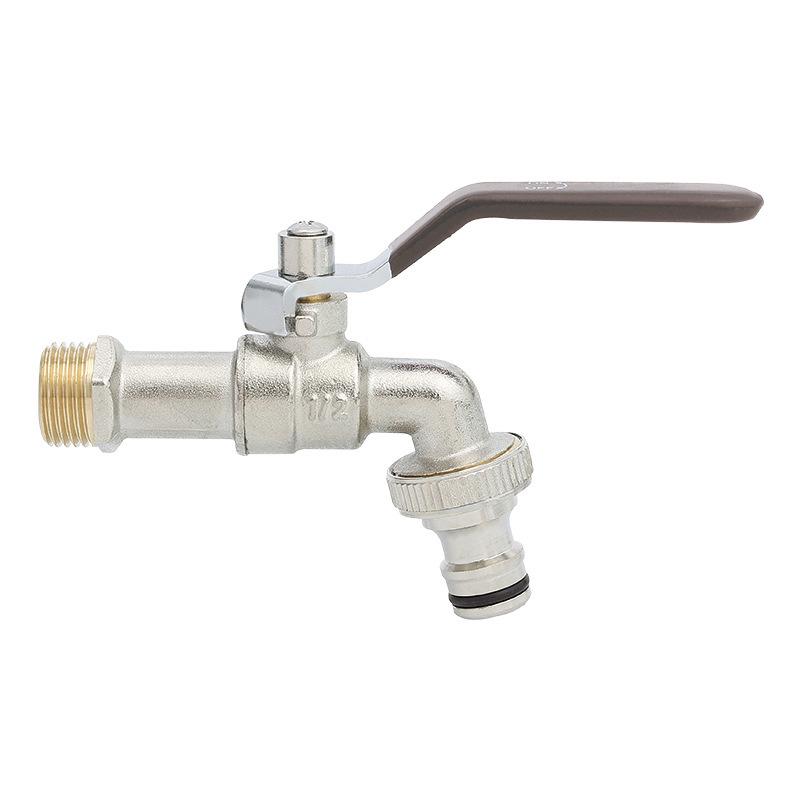

All-Copper Splash-Proof Outdoor Garden Faucet, Anti-Freeze, Crack-Resistant, Large Flow, Single Cold Copper Spout.
