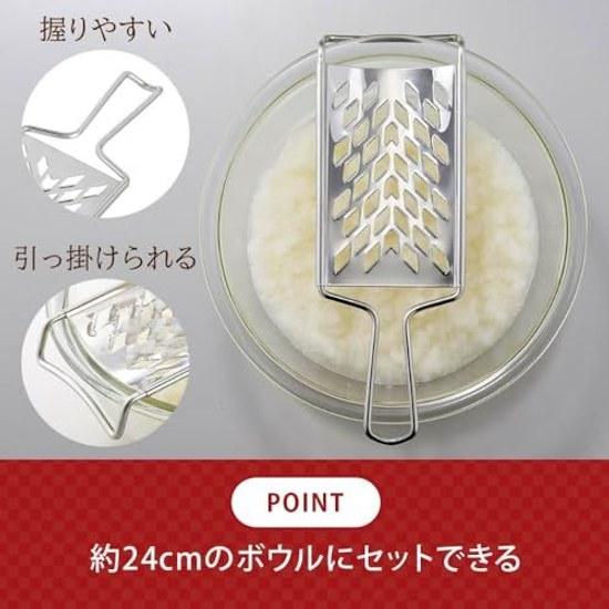 Shimomura Kihan Stainless Grater Made Japan Dishwasher Safe Sharp Edges Crisp Texture Uniform Finish Daikon Vegetable Cutter Kitchen Tool Tsubame