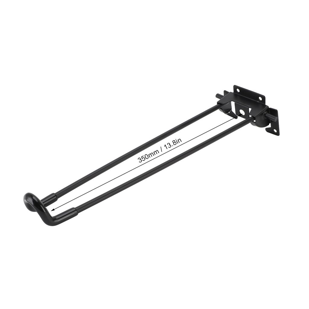 Bordsben U-form Svart Moderna Minimalistiska Metallmöbelben för Fällbart Soffbord Camping