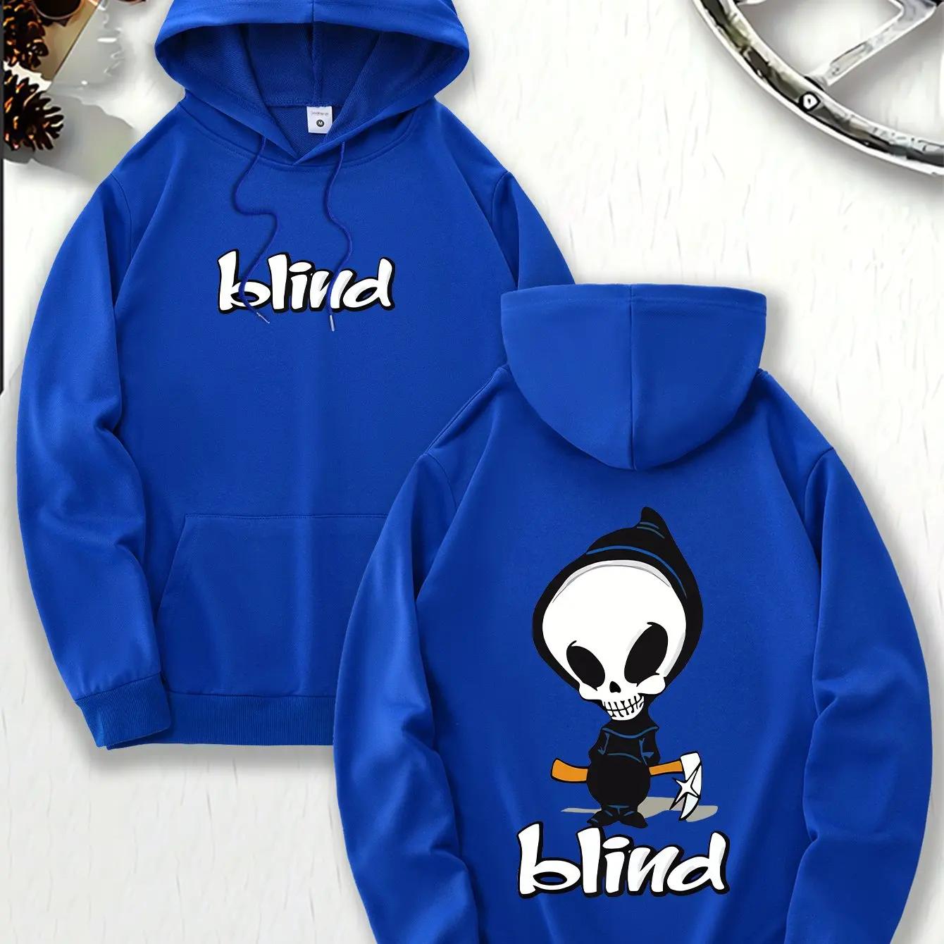 

2025 - A cartoon cat and mouse pattern hoodie, men s hoodie, men s casual pullover t-shirt, with pouch pockets, spring hooded S