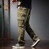 2022 Men's Plus Size Autumn Harem Overalls: Loose-Fit Korean Style Sports Pants
