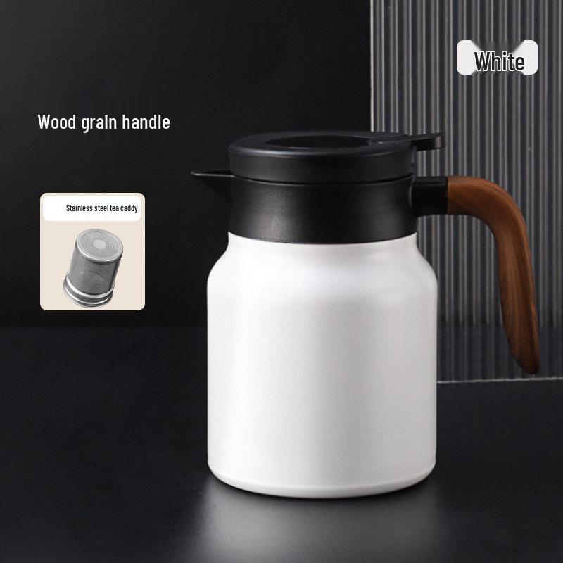 Large Capacity Stainless Steel Insulated Stewing Teapot - Simple and Efficient.