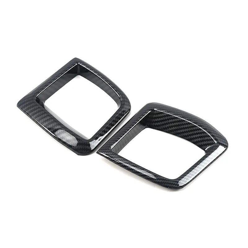 For Volvo XC60 2018-2025 Central Console Dashboard Side Air Conditioner AC Vent Outlet Frame Trim ABS Interior Moulding